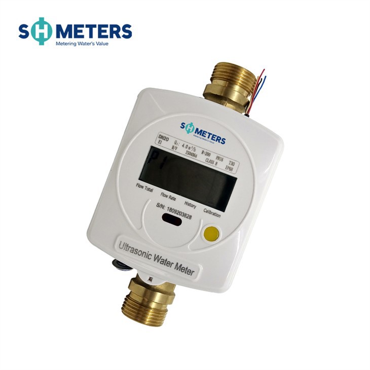 Smart 15mm-20mm Wired Mbus Ultrasonic Cold Water Meter